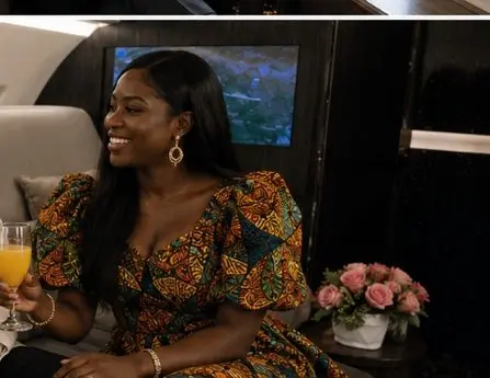 Passenger relaxing without an audience in a private jet cabin